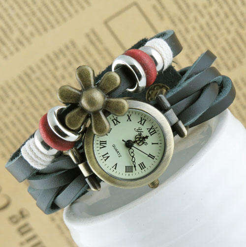 Hot Seller !!! -- European Fashion Genuine Leather Lady's Watch