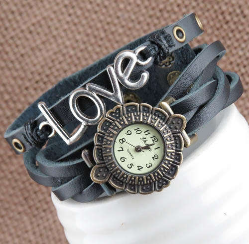 Hot Seller !!! -- European Fashion Genuine Leather Lady's Watch