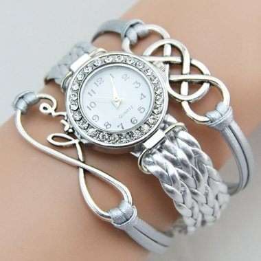 Fashion Infinity Bracelet Lady's Watches