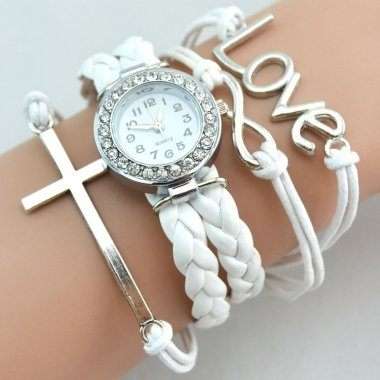 Fashion Infinity Bracelet Lady's Watches