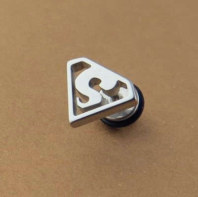 1Pcs Unisex Punk Gothic Stainless Steel Ear Studs Earring SE007