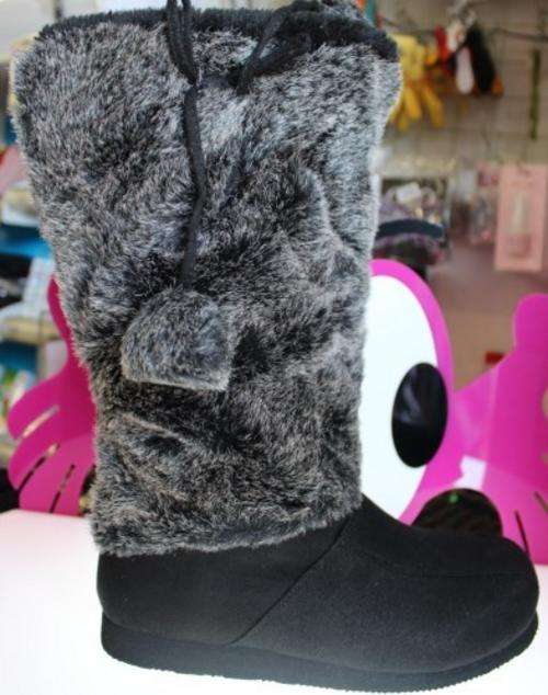 Fur boots!!no words to describe this one!