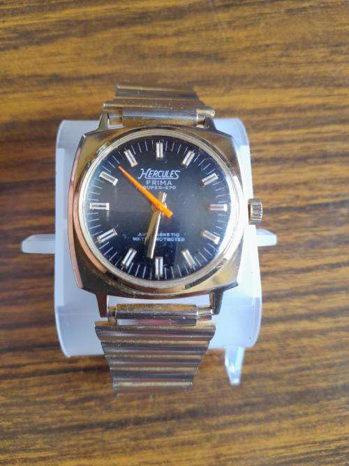 ANTIQUE HERCULES PRIMA SUPER 270 WIND UP WRIST WATCH
