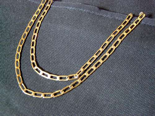 LARGE LINK MENS NECK CHAIN 9CT GOLD PLATED