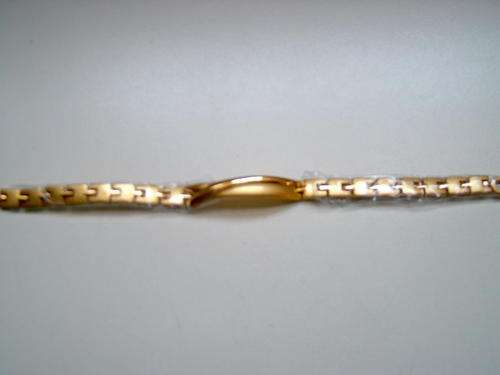 ELEGANT LADIES BRACELET 9CT GOLD PLATED