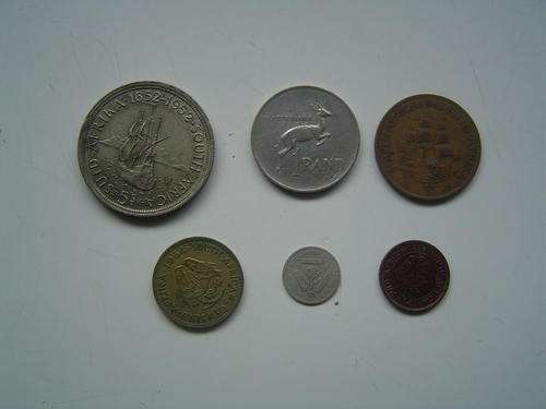 LOT OF SOUTH AFRICAN COINS 1 BID OF ALL