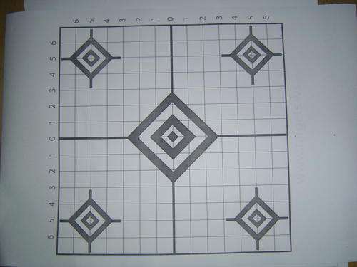 LARGE A3 SIGHT TARGET 50 SHEET  PACK (BID PER SHEET TO TAKE 50 SHEETS)