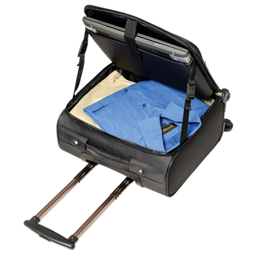 600D Laptop Trolley Bag with Four Wheels