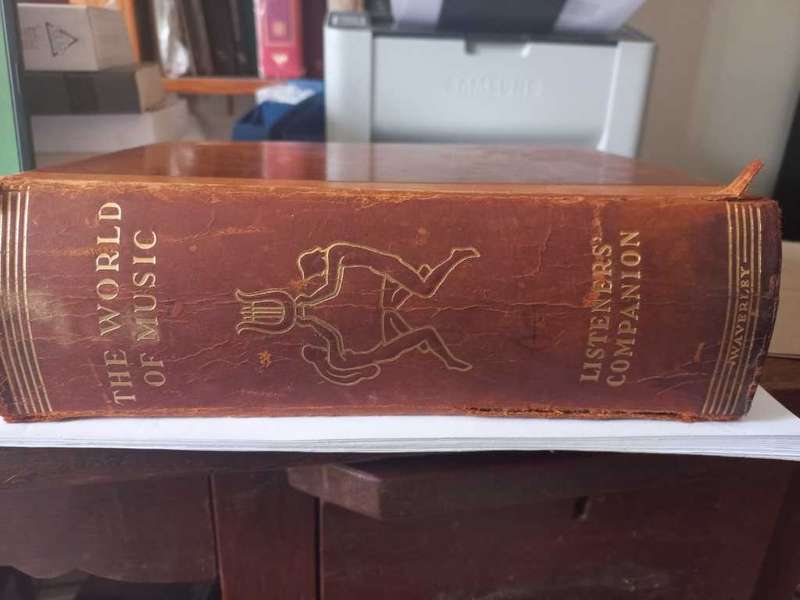 Rare Vintage 1954, Music Book, THe world of Music