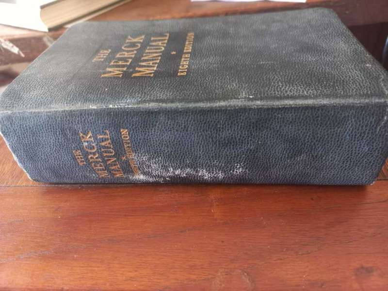 Vintage `The Merck Manual` Eighth edition, Eighth print 1955