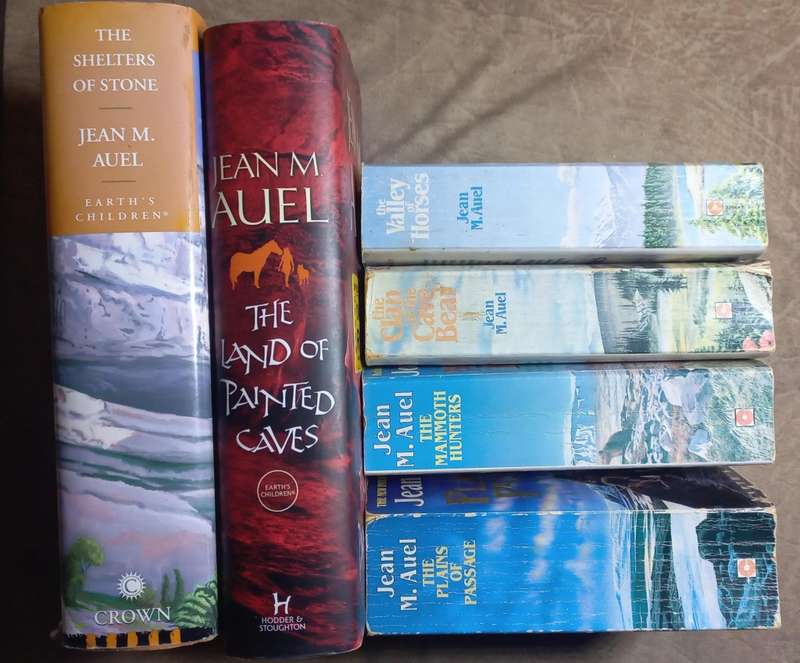 Jean M. Auel`s `Earth`s Children` Series - Complete Six-Book Collection