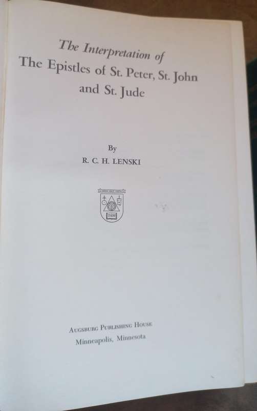 Lenski Bible Commentary selection