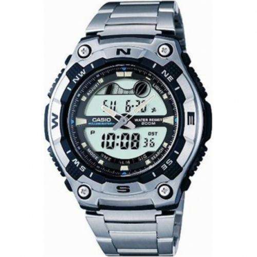 CASIO Mens Chronograph Combi Sports Bracelet Watch