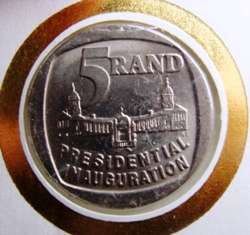 1994 NELSON MANDELA PRESIDENTIAL INAUGURATION FDC WITH UNC R5
