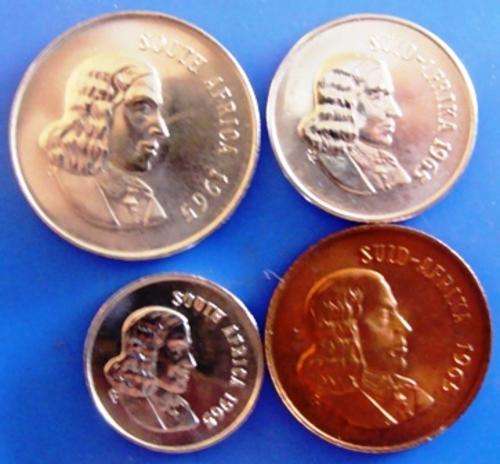 2 X 1965 PROOF "SETS"  @ EACH SET CONSIST OF:  20c, 10c, 5c & 2c @
