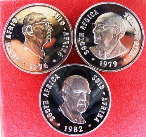 HERE IS AN OPPORTUNITY TO MAKE MONEY @HIGH GRADE PROOF SET OF 3 X RSA PRESIDENTS
