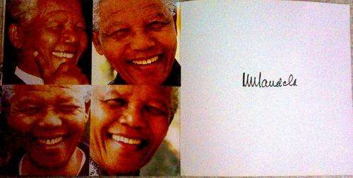 ONLY 1 ON BOB @MADIBA MAGIC@ *AN AMAZING ITEM* MANDELA'S SIGNATURE * NELSON MANDELA CD ROM