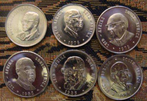 MINTSTATE SET OF RSA PRESIDENTS CR SWART TO PW BOTHA PLUS NGC GRADED HR VERWOERD S1R
