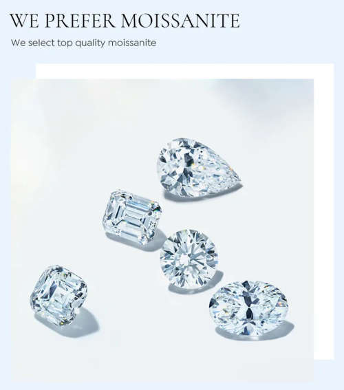 2 Ct 6*8mm Radiant Cut D Color VVS1 925 Silver Certified Moissanite Engagement Ring With Certificate