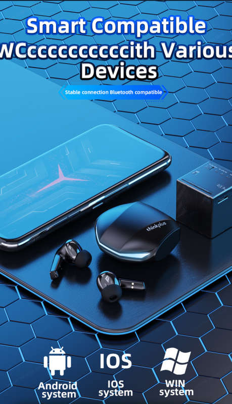 Original Lenovo GM2 Pro 5.3 Earphone Wireless Earbuds Dual Mode Gaming Headset