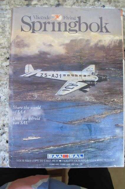 SOUTH AFRICAN AIRWAYS - SAA - FLYING SPRINGBOK MAGAZINE FEBRUARY 1984