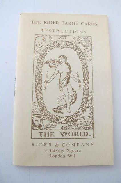 SWITZERLAND - SEALED SET OF 78 TAROT CARDS - THE RIDER TAROT DECK