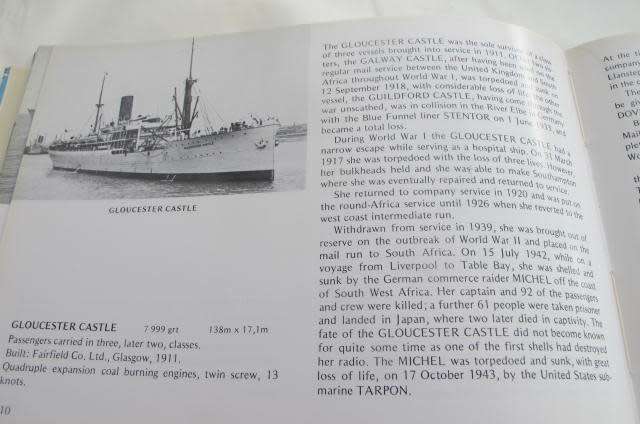 IN SOUTH AFRICAN WATERS - PASSENGER LINERS SINCE 1930 - DAVID HUGHES AND PETER HUMPHRIES