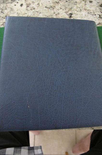 Lighthouse Coin Album with 8 pages for different size coins - Red - Brown - 2 x Blue
