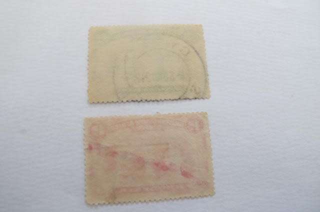 Rhodesia - 1910 Double Heads 1/2d and 1d used