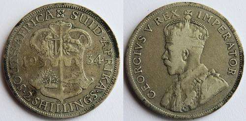 CrAzy - cRaZy - SA Union - 1934 Silver Florin - CRAZY LOW START!!!!!!!!!!!!!!!!