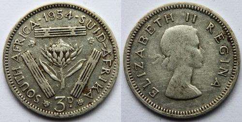CrAzy - cRaZy - SA Union - Silver 1954 Tickey - CRAZY R1 START!!!!!!!!!!!!!!!!