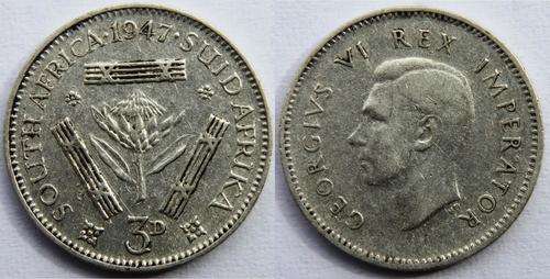 CrAzy - SA Union - 1947 Silver Tickey - CRAZY LOW START!!!!!!!!!!!!!!!!