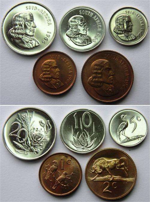 SA Decimal Bonanza 1c - 20c (all 5 coins PROOF) 1966!!!