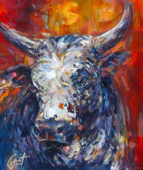 Original painting from Gerart Nguni bul1
