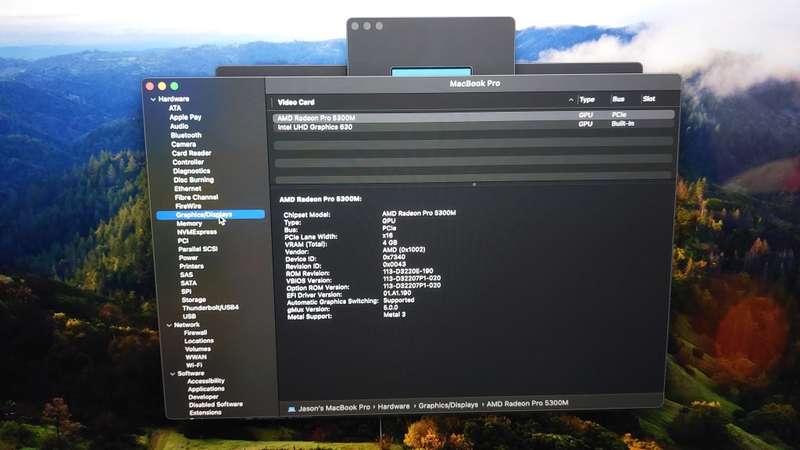 Macbook Pro 16-inch 2019 1TB SSD 32GB Ram