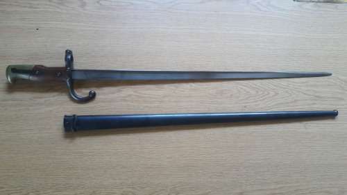 French -  Mle. 1874 "T - section" bayonet