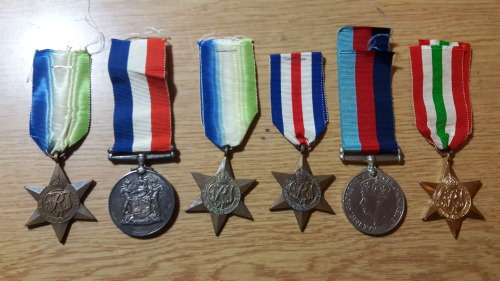 COLLECTION of  ORIGINAL WWII MEDALS