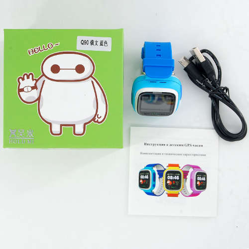 Mi Q90 GPS Phone Positioning Fashion Children Watch 1.22inch Color Touch Screen WIFI SOS Smart Watch