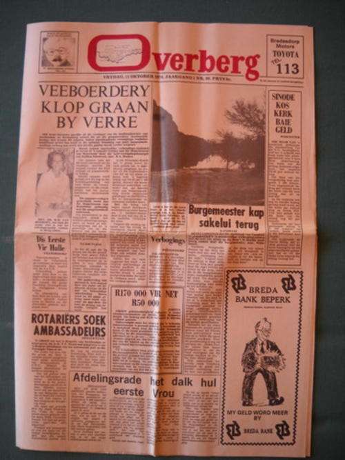 Overberg, 11 Oktober 1974