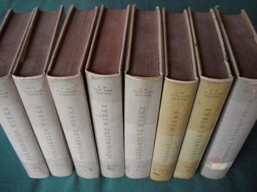 Versamelde Werke C M van den Heever 7 Volumes (Vol 3 makeer) plus Gedenkboek van C M v d  Heever