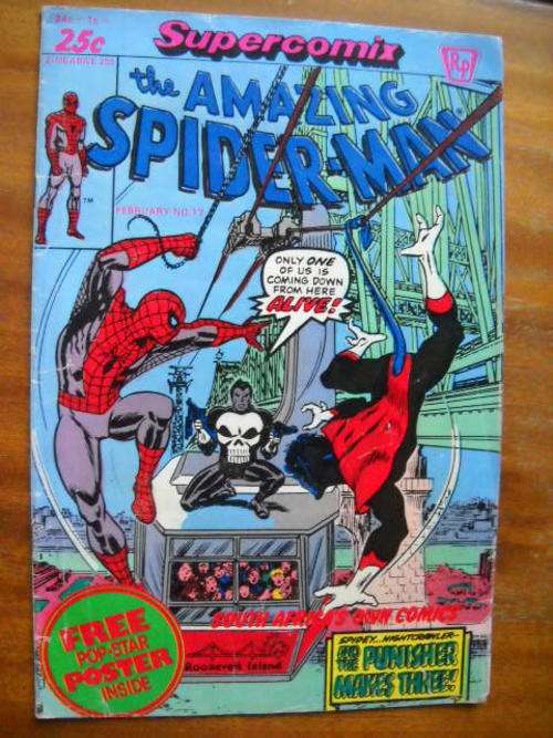 COMICS  Supercomix  The Amazing SPIDER-MAN February No. 17  Let the punisher fit the crime
