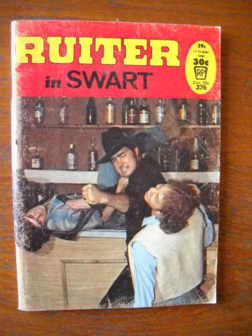 FOTOBOEK/PICTURE BOOK:  RUITER  in  SWART NR. 376  Vorentoe wag die galg  (KLEIN  FORMAAT)