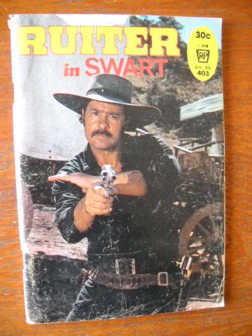 FOTOBOEK/PICTURE BOOK:  RUITER in SWART NR. 403  Wat doen julle my seuns  (KLEIN  FORMAAT)