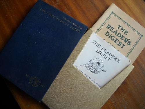 READER'S  DIGEST The First Of Fifty Years 1922-1972  Volume 1, Number1
