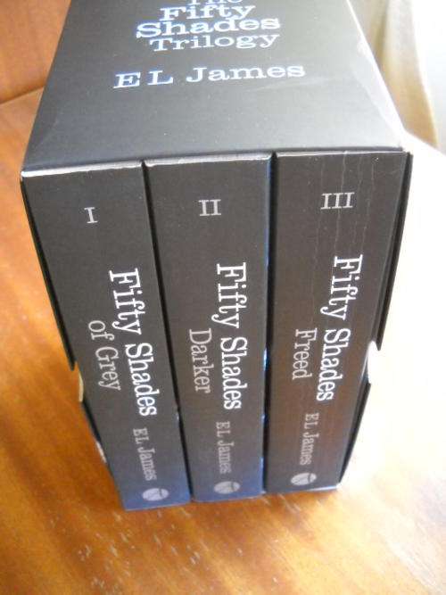 E L JAMES  FIFTY SHADES OF GREY  TRILOGY  Box Set  Published  2012