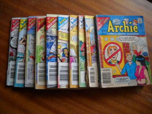 COMIC BOOKS: 10 X ARCHIE  Comics Digest Magazine  (Numbers in description)