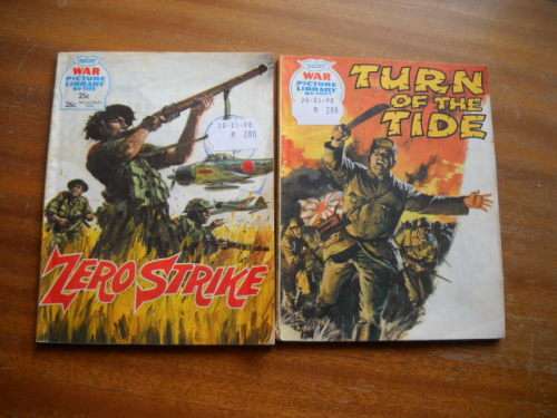 COMIC BOOKS: 2 X WAR PICTURE LIBRARY  Zero Strike No.1566 and Turn of the Tide No. 1882