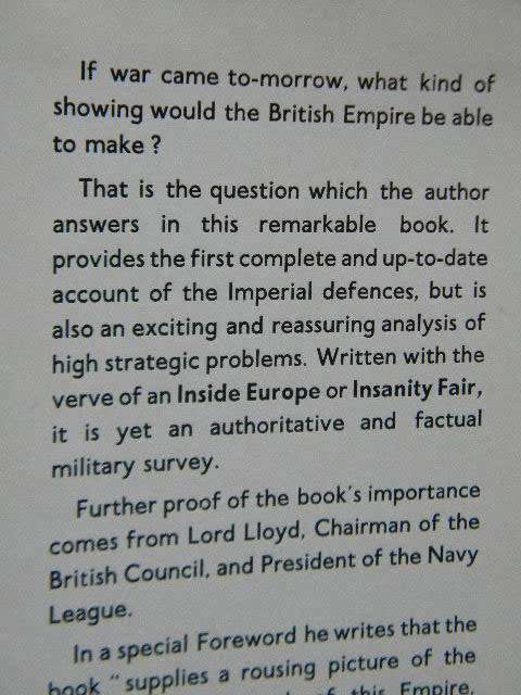 AN EMPIRE PREPARED  by Donald Cowie (Was Britain prepared before WW11)