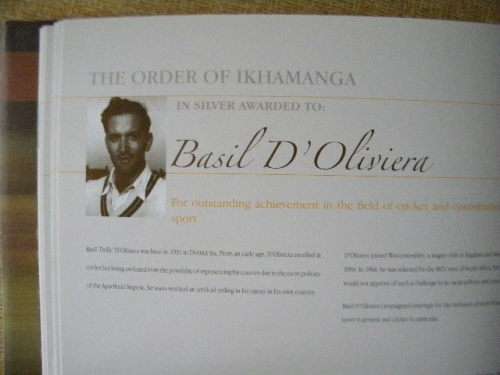 HIGHEST HONOUR  South African National Orders (Official 10 years celebrations of freedom)