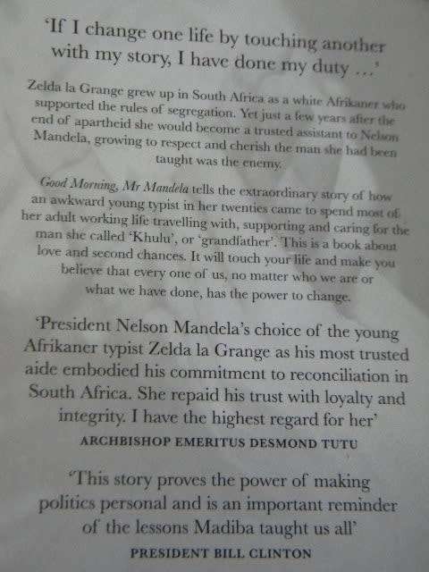 GOOD MORNING, MR MANDELA  by Zelda la Grange